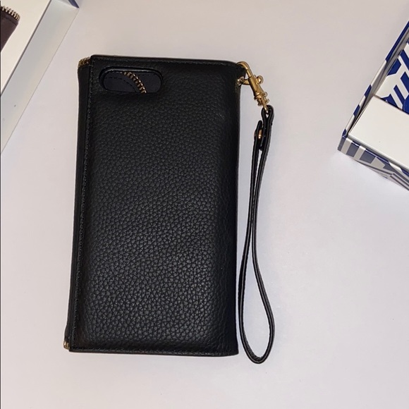 Rebecca Minkoff Black Leather MAB iphone Wristlet - Picture 12 of 13